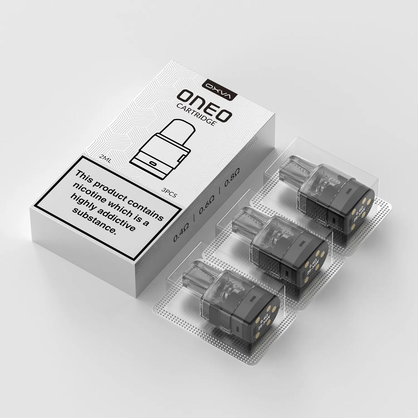 OXVA ONEO奥尼奥空倉（三入組）原廠正品，3.5ML大容量側注式空煙彈-順暢體驗，不燒焦-現貨秒發