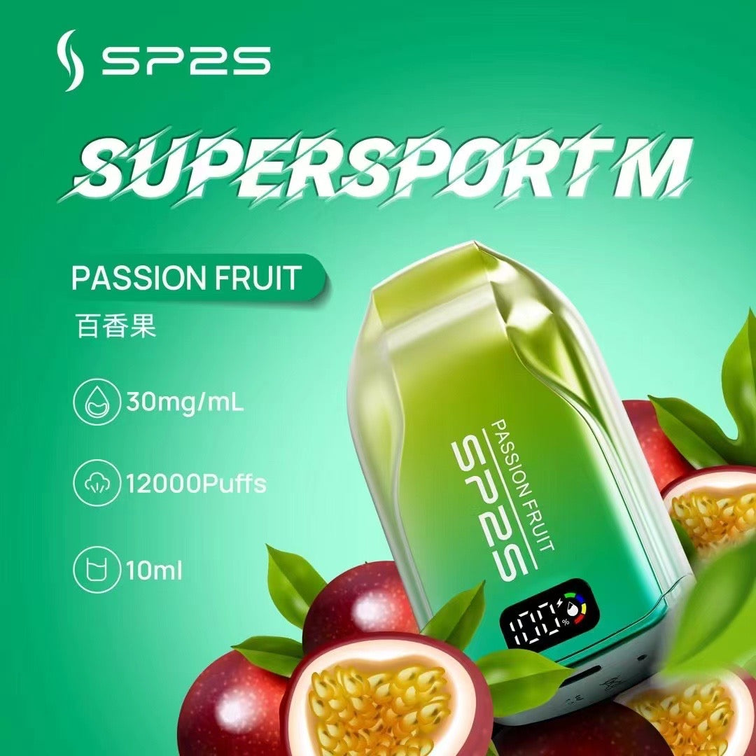 SP2拋棄式 12000口  擁有發光顯示屏 可充電電子煙 30ml超大容量-VAKA糖果雲煙館
