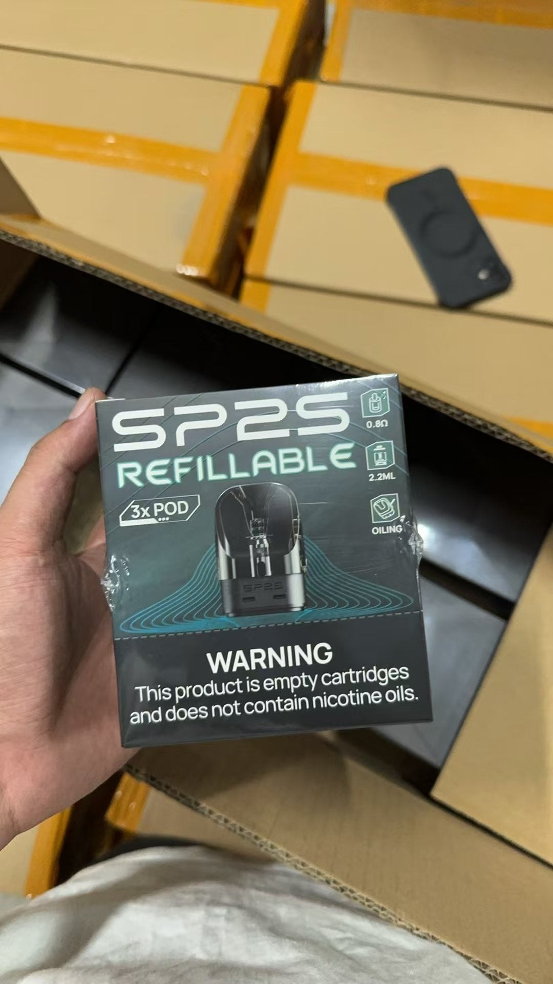 SP2s天王星空倉｜通用小蠻牛注油主機｜2.2ML注油空彈 原廠正品 一盒/3顆-VAKA糖果雲煙館