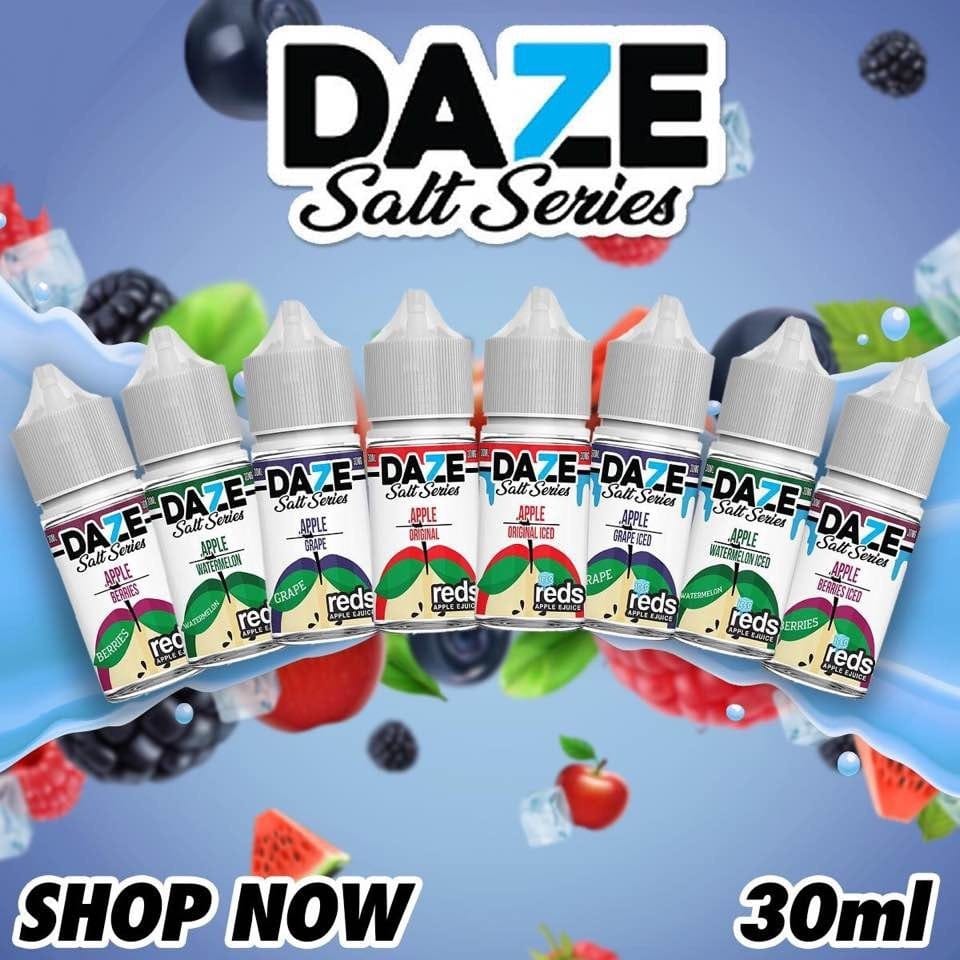美國進口DAZE自拍星期天煙油｜ 30ML電子煙油｜VAKA糖果雲煙館