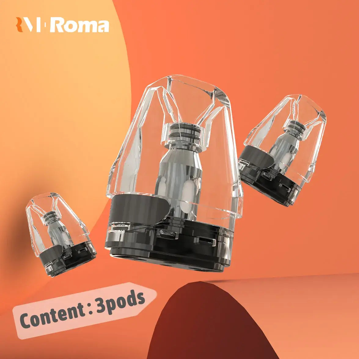 ROMA羅馬R1空倉 通用OXVA小蠻牛（三入組/2ML）-VAKA糖果雲煙館