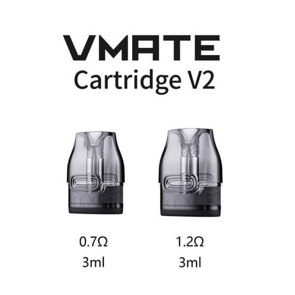 VOOPOO VMATE 通用空彈 (V2頂部注油) | 3mL大容量空倉-升級版 & 全系列通用替換-現貨秒發