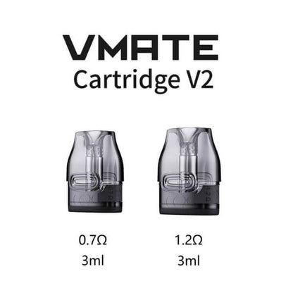VOOPOO VMATE 通用空彈 (V2頂部注油) | 3mL大容量空倉-升級版 & 全系列通用替換-現貨秒發