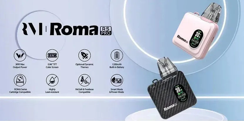 羅馬ROMA RS PRO方塊注油款主機，擁有1200mAh大電量(通用OXVA XLIM SQ PRO 小蠻牛)-VAKA糖果雲煙館